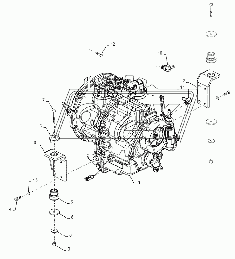 21.112.AC(01) - TRANSMISSION AND MOUNTINGS 2WD