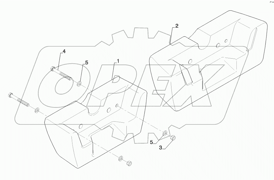  COUNTERWEIGHT, FRONT