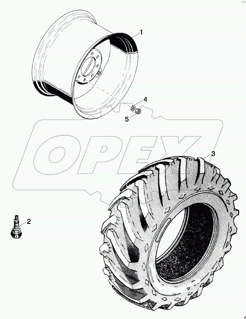  WHEELS, REAR - TIRES