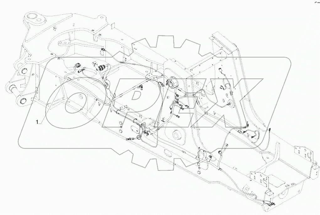  HARNESS, INSTALL - CHASSIS