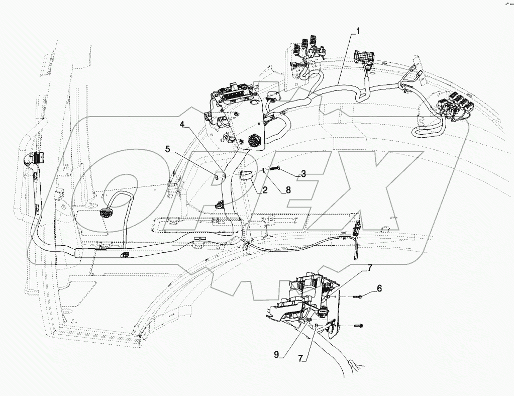  HARNESS, INSTALL - TRANSMISSION