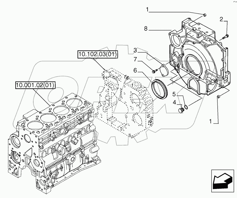  CRANKCASE COVERS (580SN, 580SN WT, 590SN)
