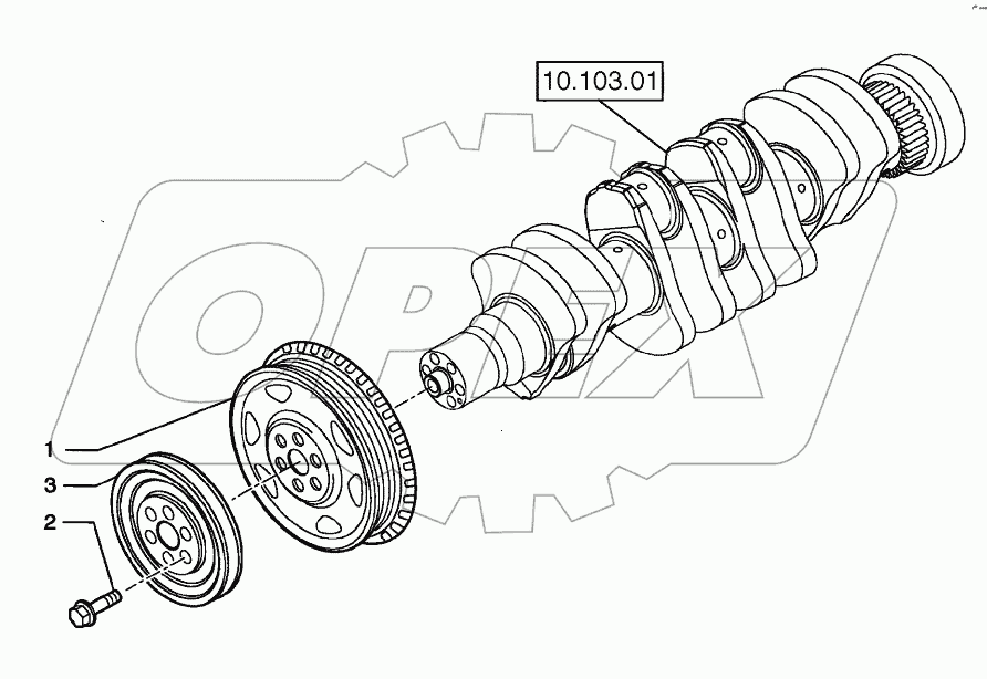  PULLEY - CRANKSHAFT (580SN, 580SN WT, 590SN)