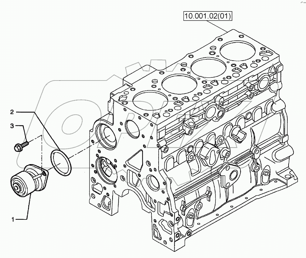 WATER PUMP (580SN, 580SN WT, 590SN)