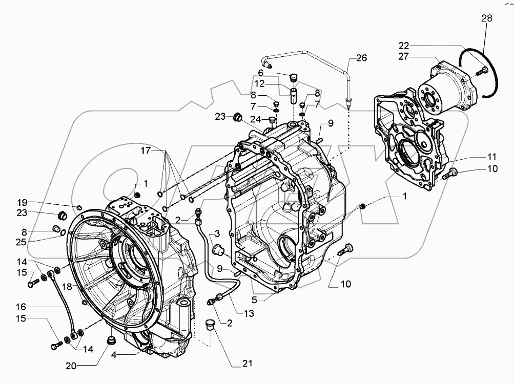  TRANSMISSION - 4WD - HOUSING