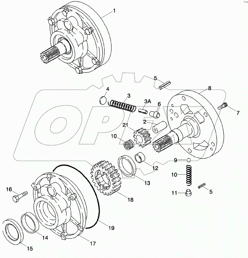  TRANSMISSION - 4WD - PUMP, OIL