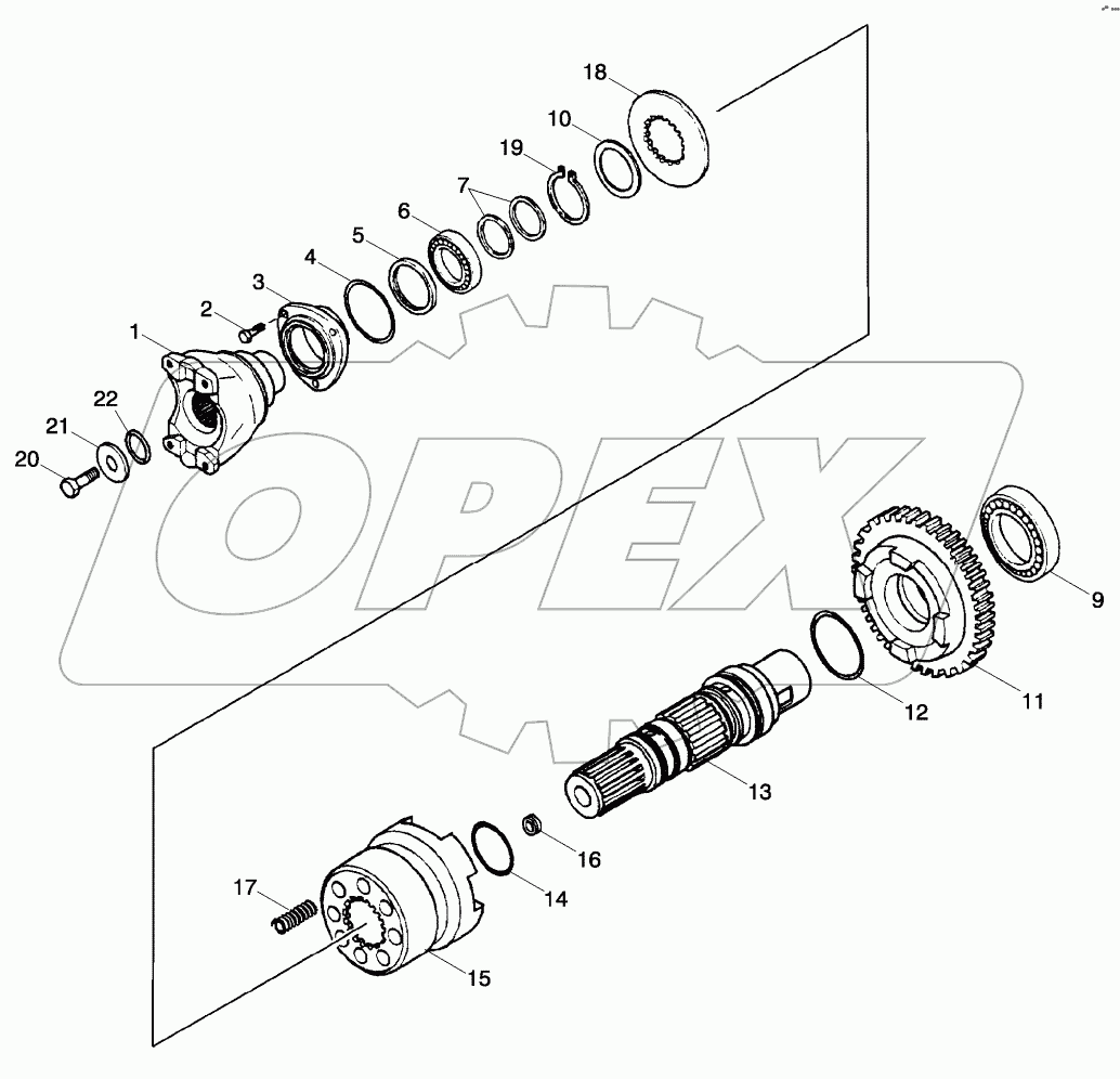  TRANSMISSION - 4WD - SHAFT, OUTPUT
