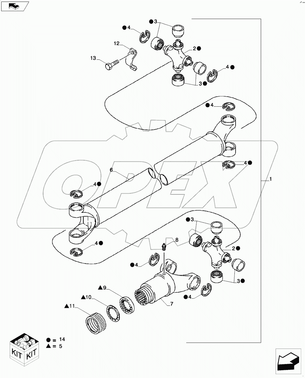  AXLE, FRONT DRIVE - SHAFT