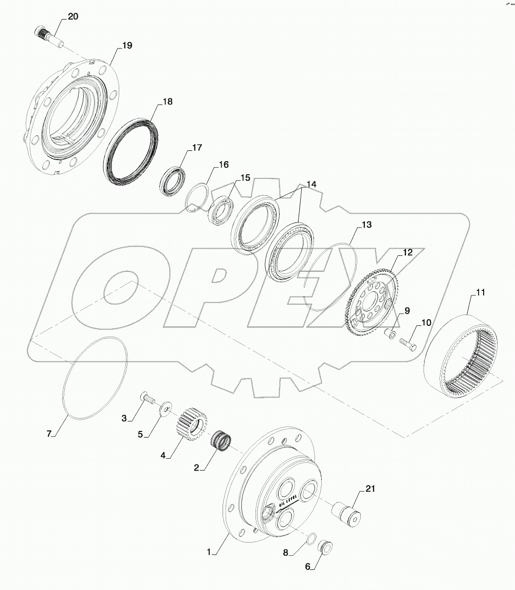  AXLE, FRONT DRIVE - PLANETARY (580N, 580SN)