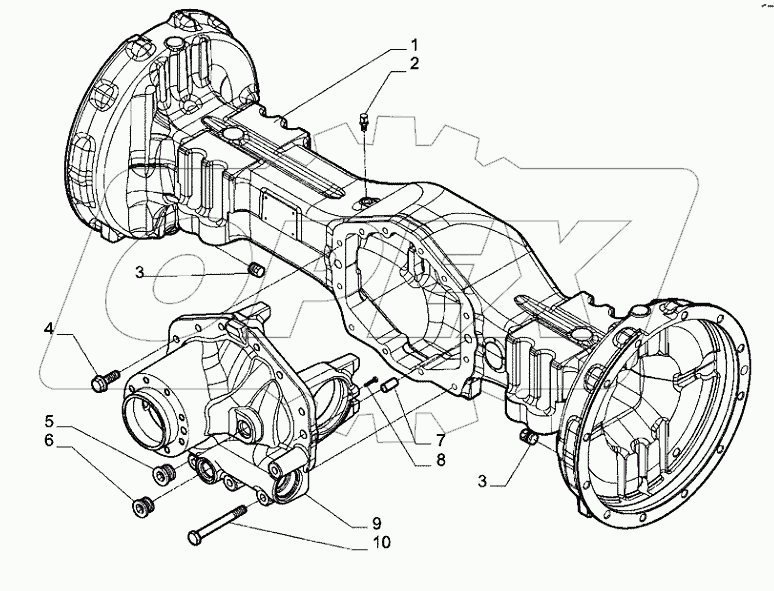 27.100.0201 ­ REAR AXLE