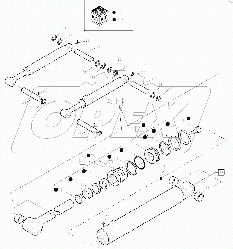 35.701.1102 ­ LIFT CYLINDER