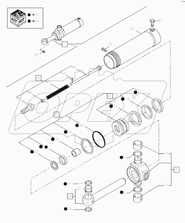 35.739.01 ­ SWING CYLINDER
