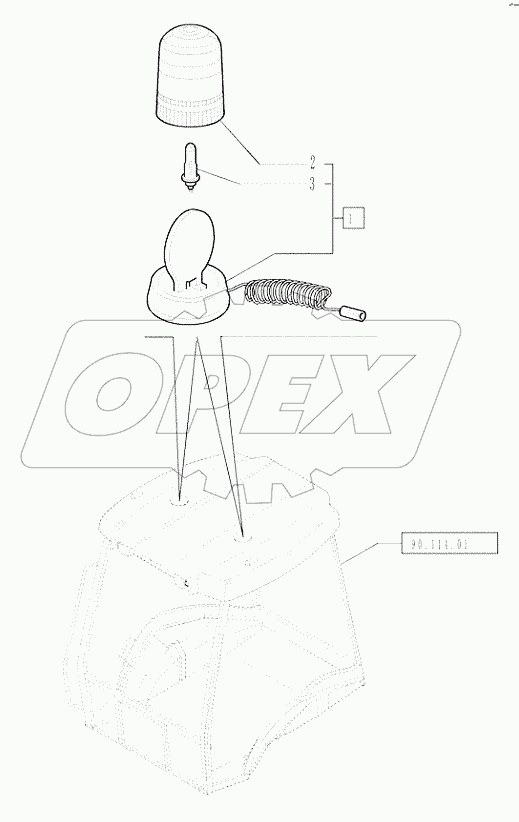 55.404.04 ­ ROTATING BEACON