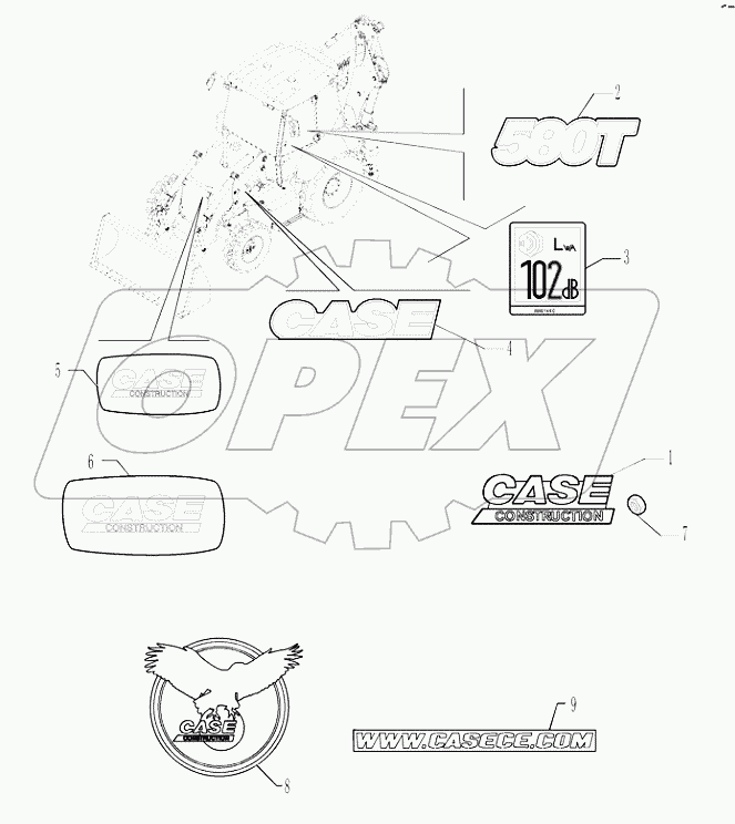 90.108.0212 ­ DECALS