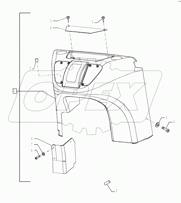 90.160.01 ­ FRONT DASHBOARD