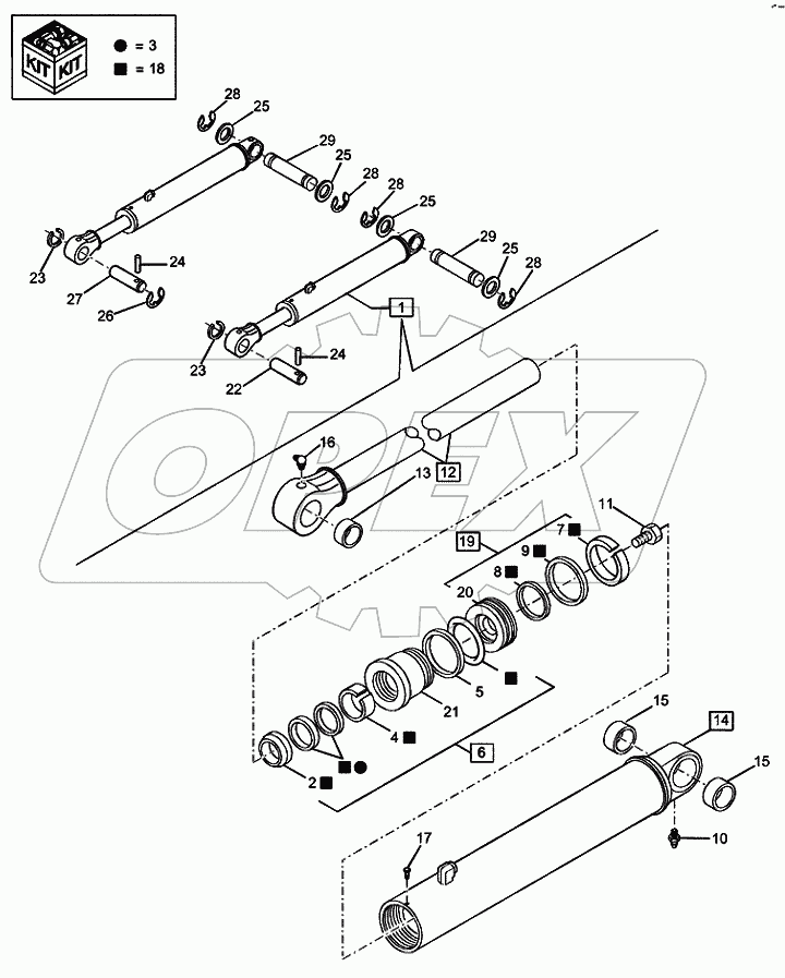 35.701.11 - LOADER CYLINDER