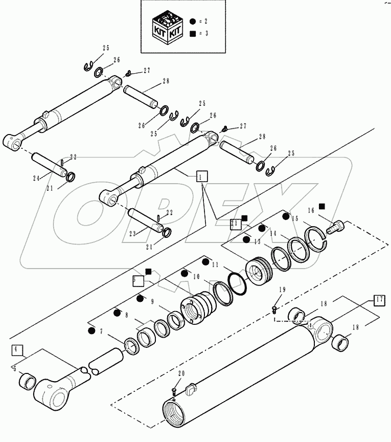 35.701.1102 - LIFT CYLINDER