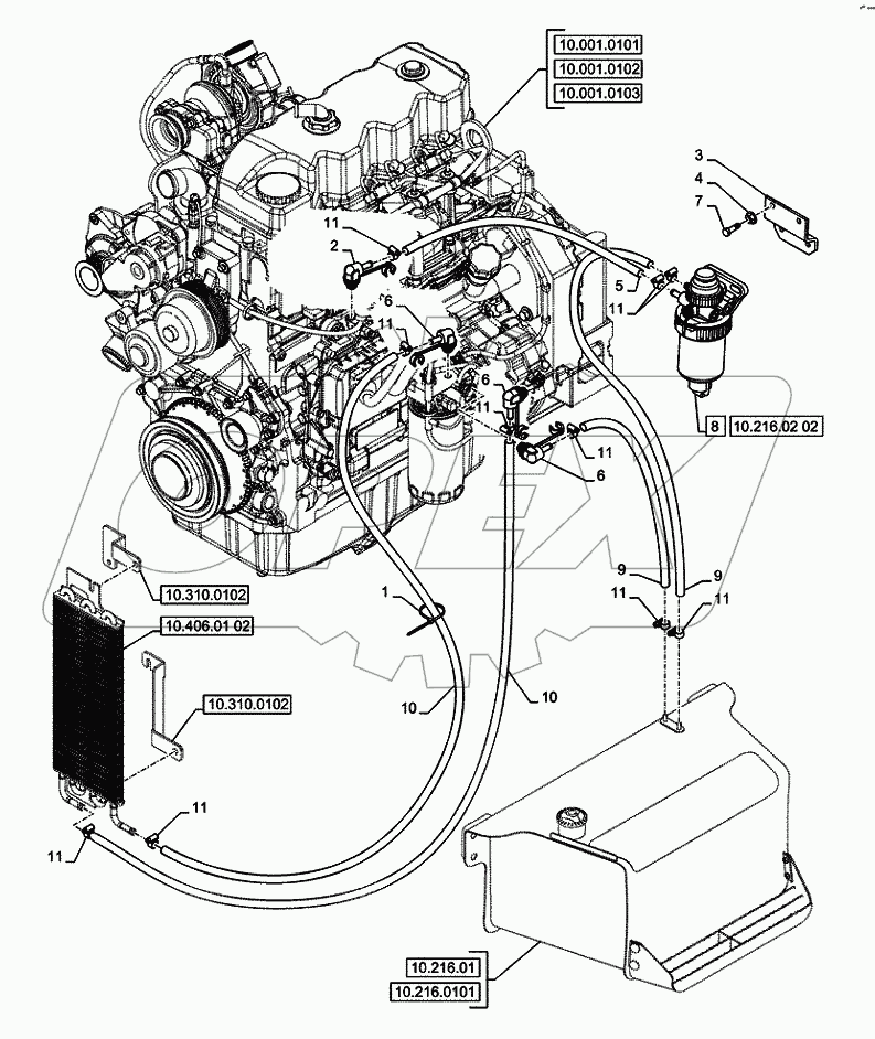 10.210.0101 - FUEL PIPES