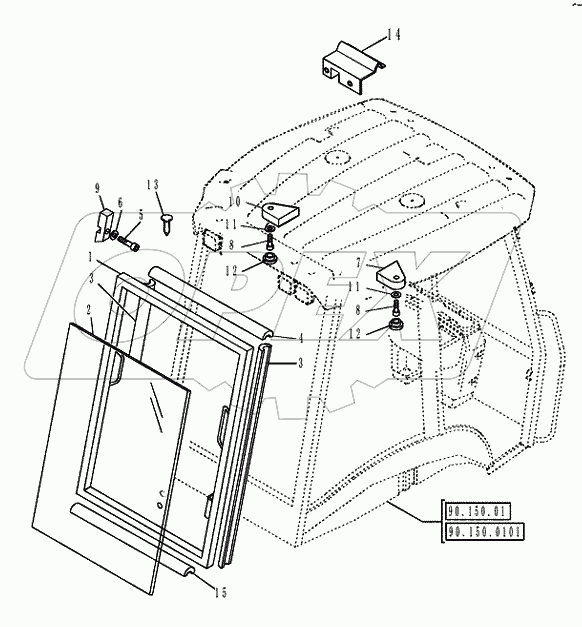 90.156.05 - BACKLIGHT FRAME