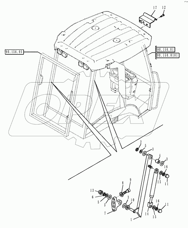 90.156.06 - BACKLIGHT CATCH