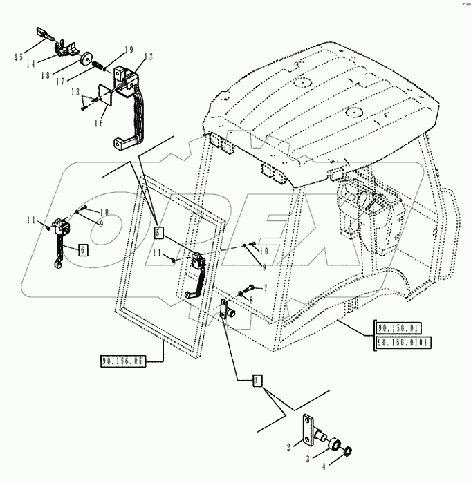 90.156.07 - BACKLIGHT HINGE