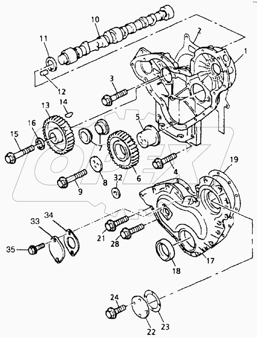  CAMSHAFT, 595SLE DBK0009001- 595LSP DBK0010001-