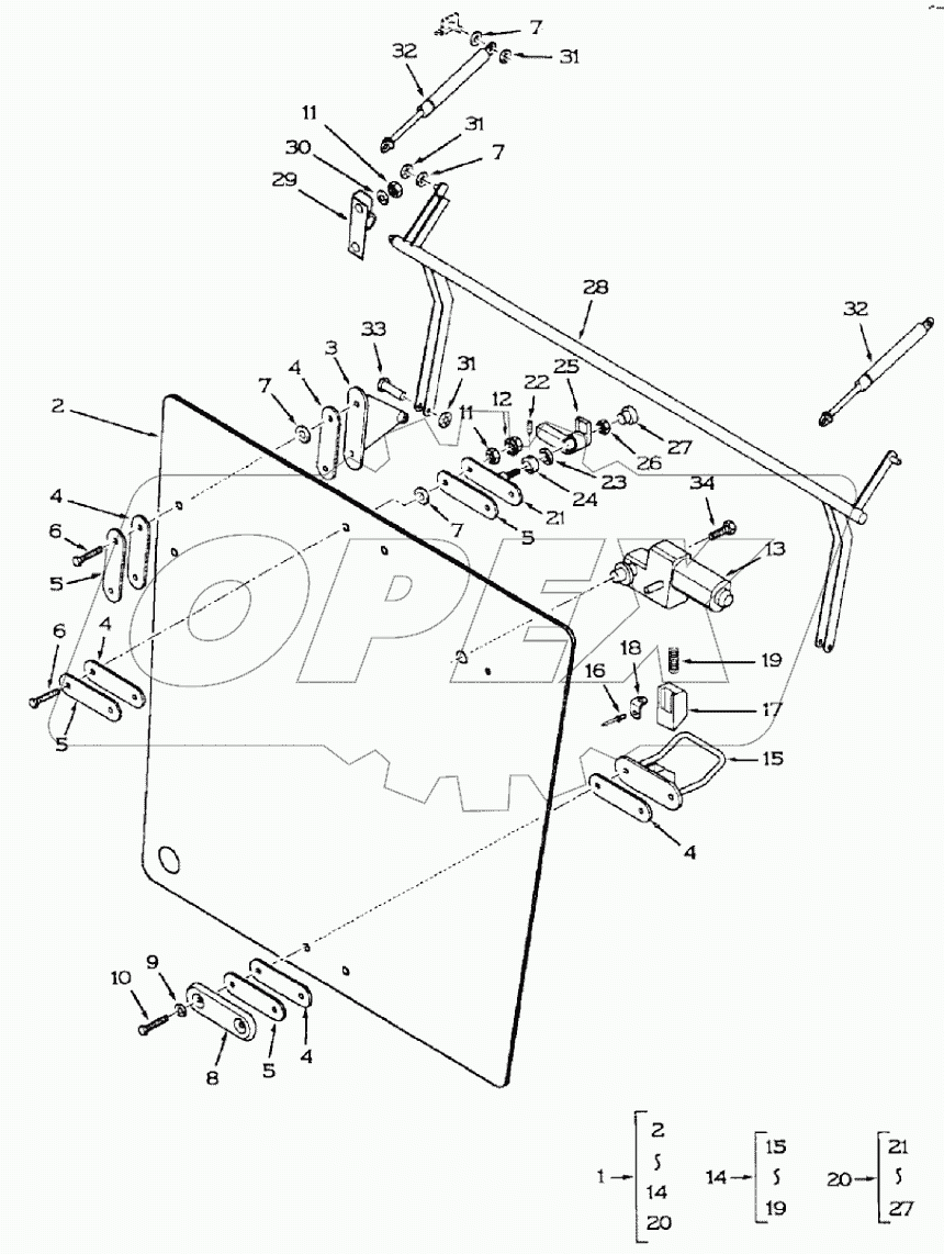  WINDSHIELD, 595SLE DBK0009001- 595LSP DBK0010001-