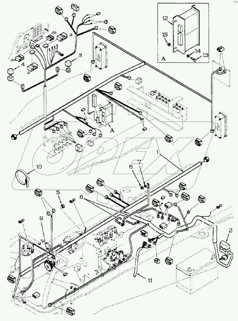  ELECTRICAL CIRCUIT, CHASSIS, 595SLE DBK0009001-