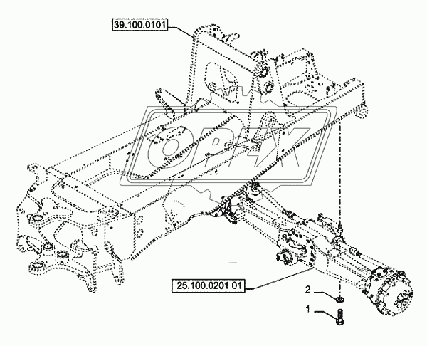 25.100.0101 ­ AXLE ARTICULATION ­ 4WS