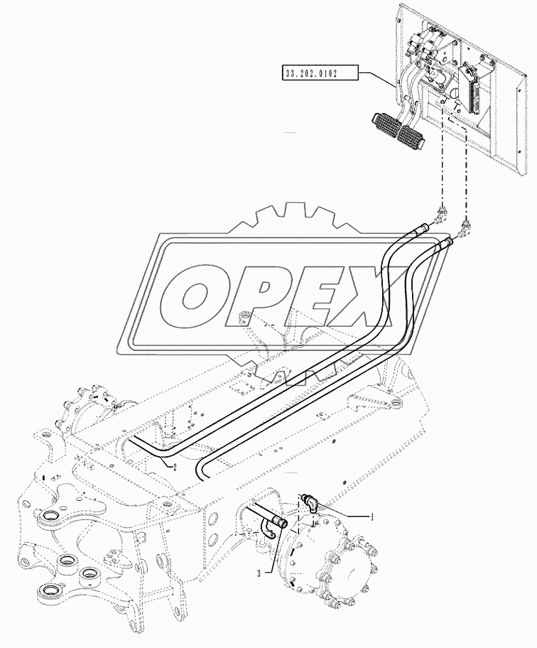33.202.0108 ­ BRAKE PUMP LINES
