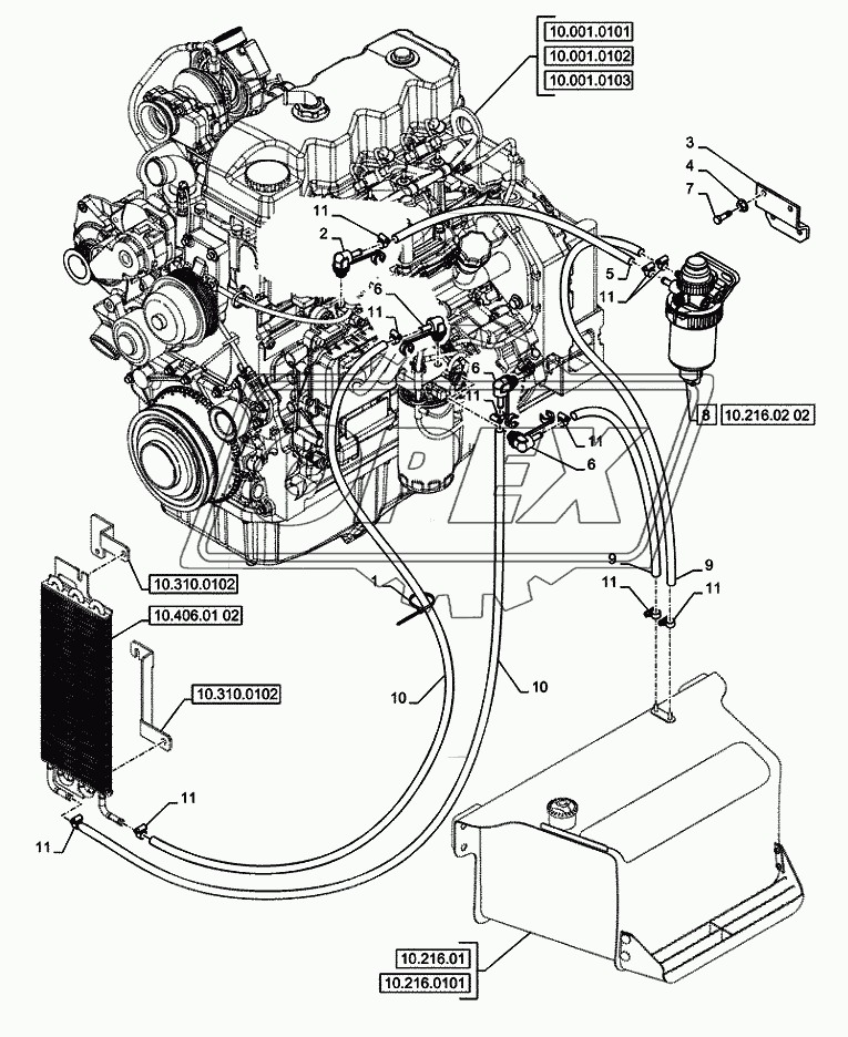 10.210.0101 ­ FUEL PIPES