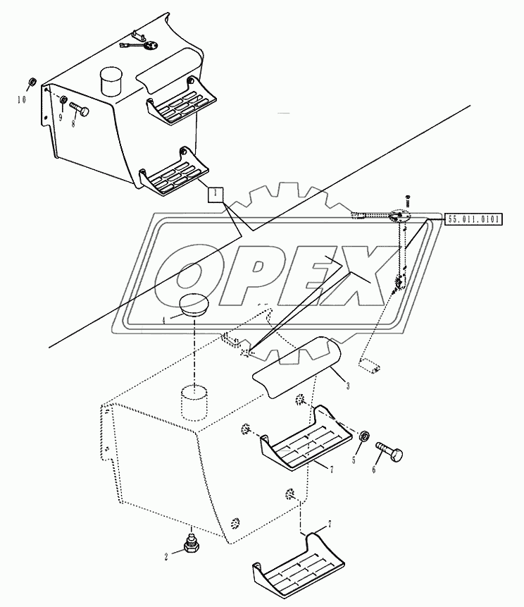 10.216.0101 ­ FUEL TANK ­ 4WS