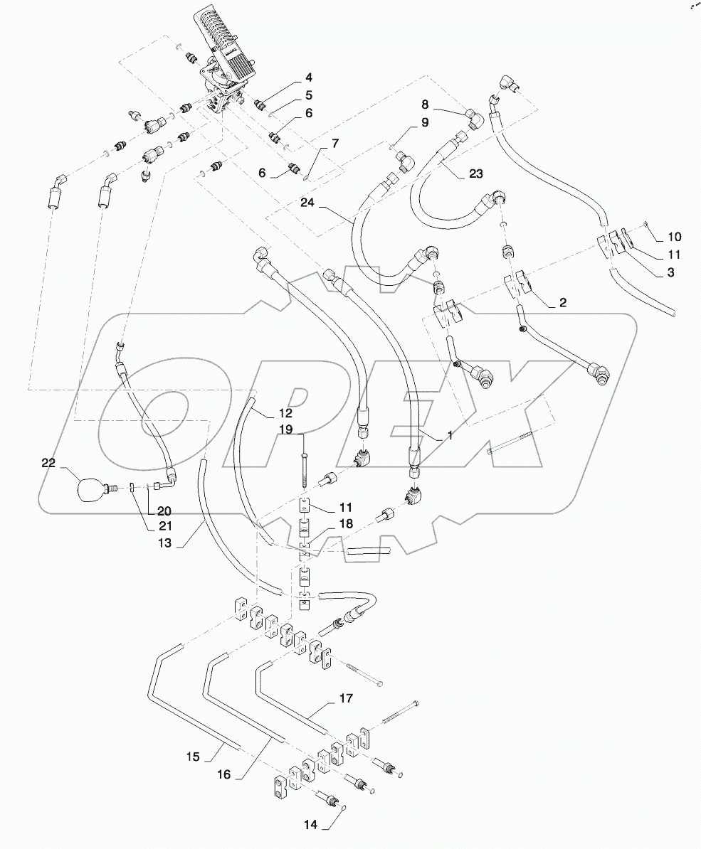  MAIN BRAKE VALVE HYDRAULICS