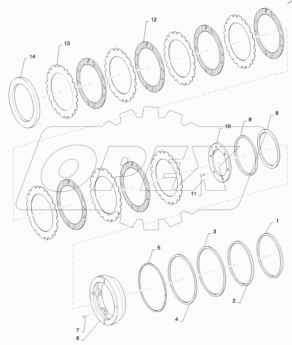  BRAKES, HUB DISC - REAR AXLE