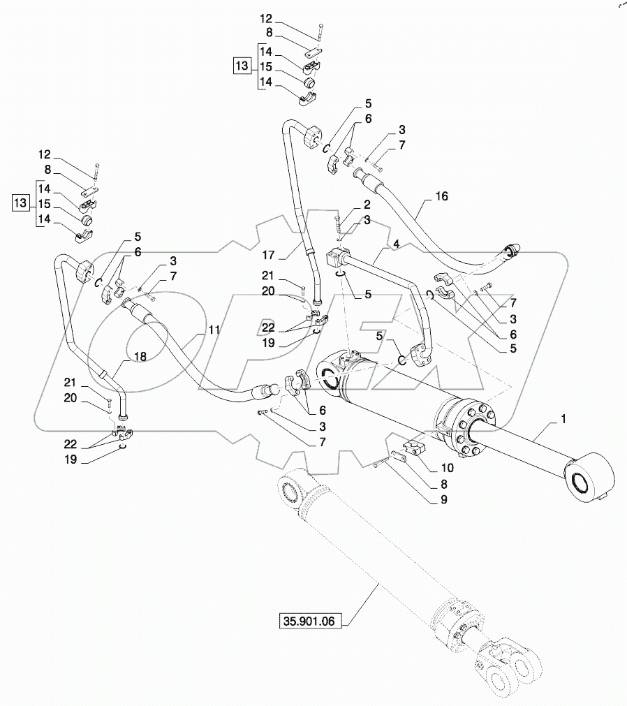  LOAD TILT ASSEMBLY 921F