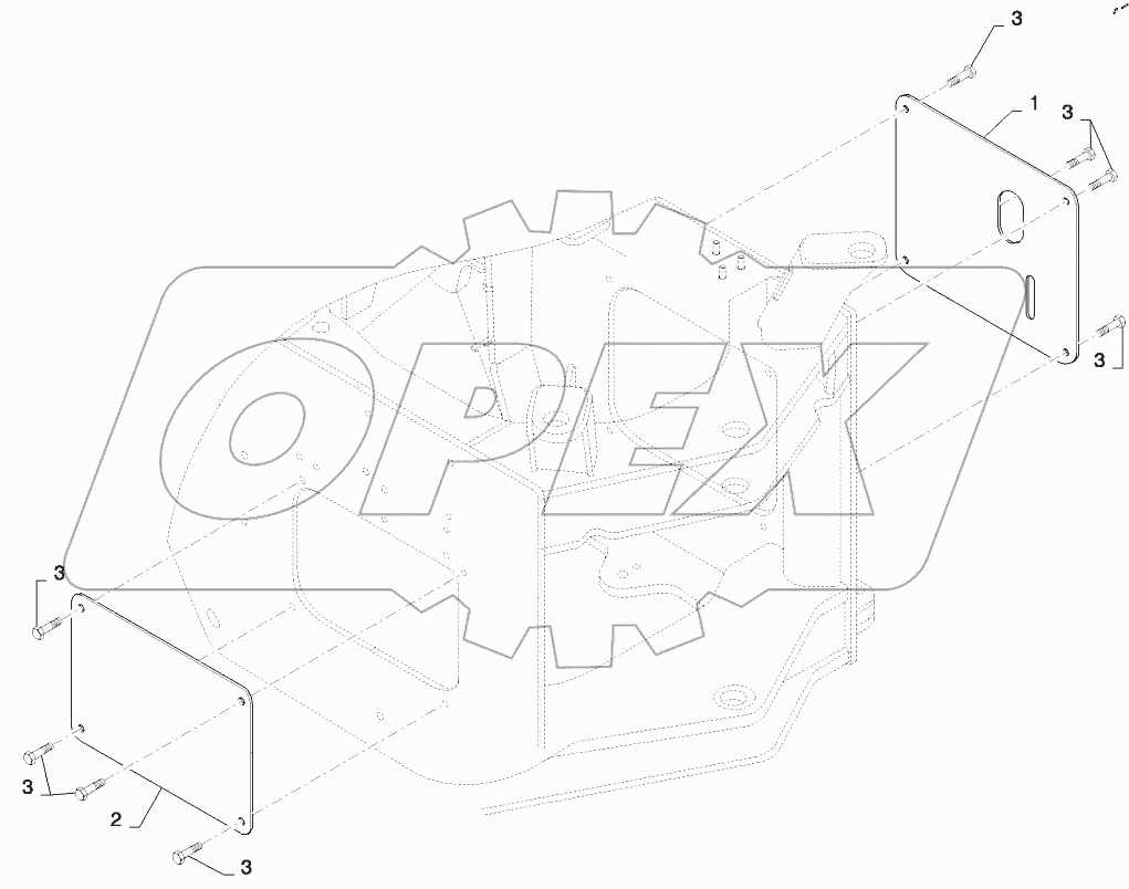  FRAME, REAR - COVERS