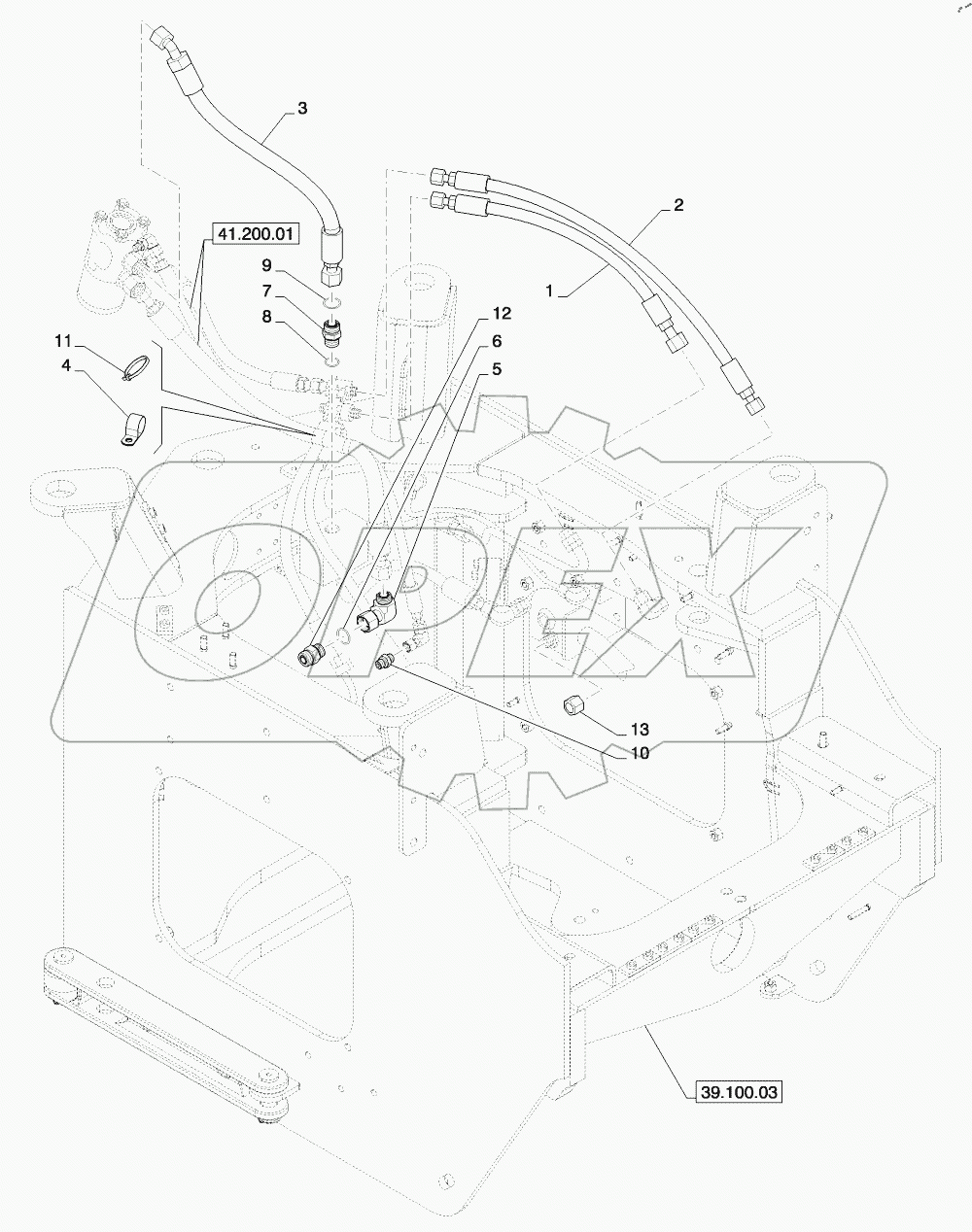  STEERING, HYDRAULICS 921F, NO JOYSTICK