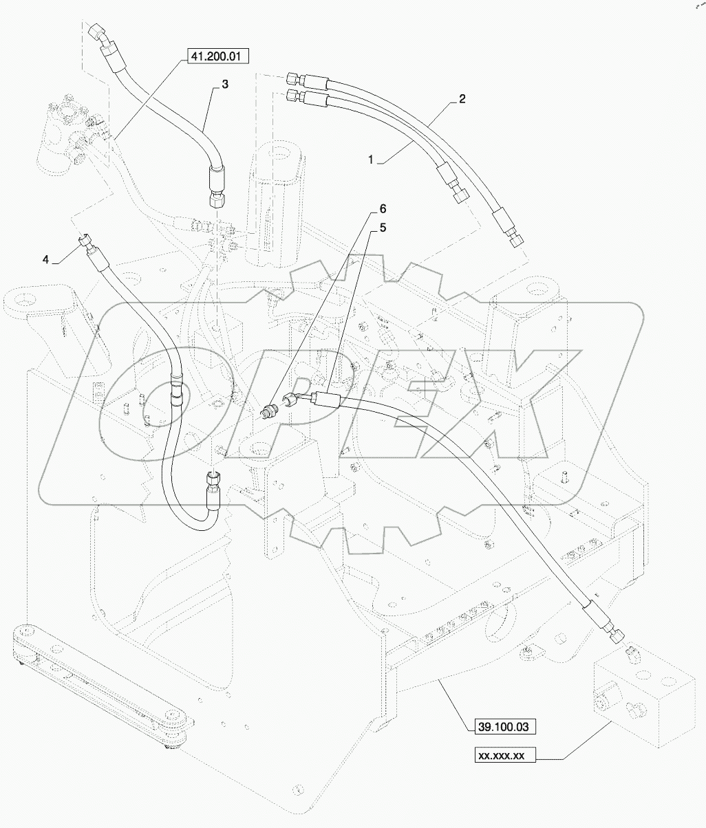  STEERING, HYDRAULICS 821F, NO JOYSTICK