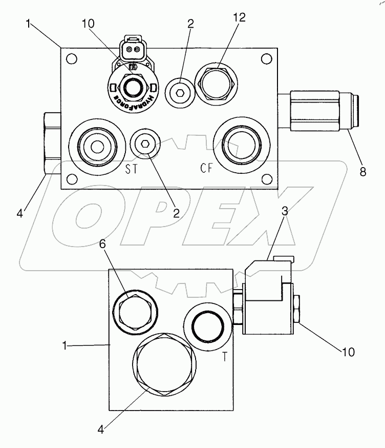  STEERING AUXILIARY, MANIFOLD