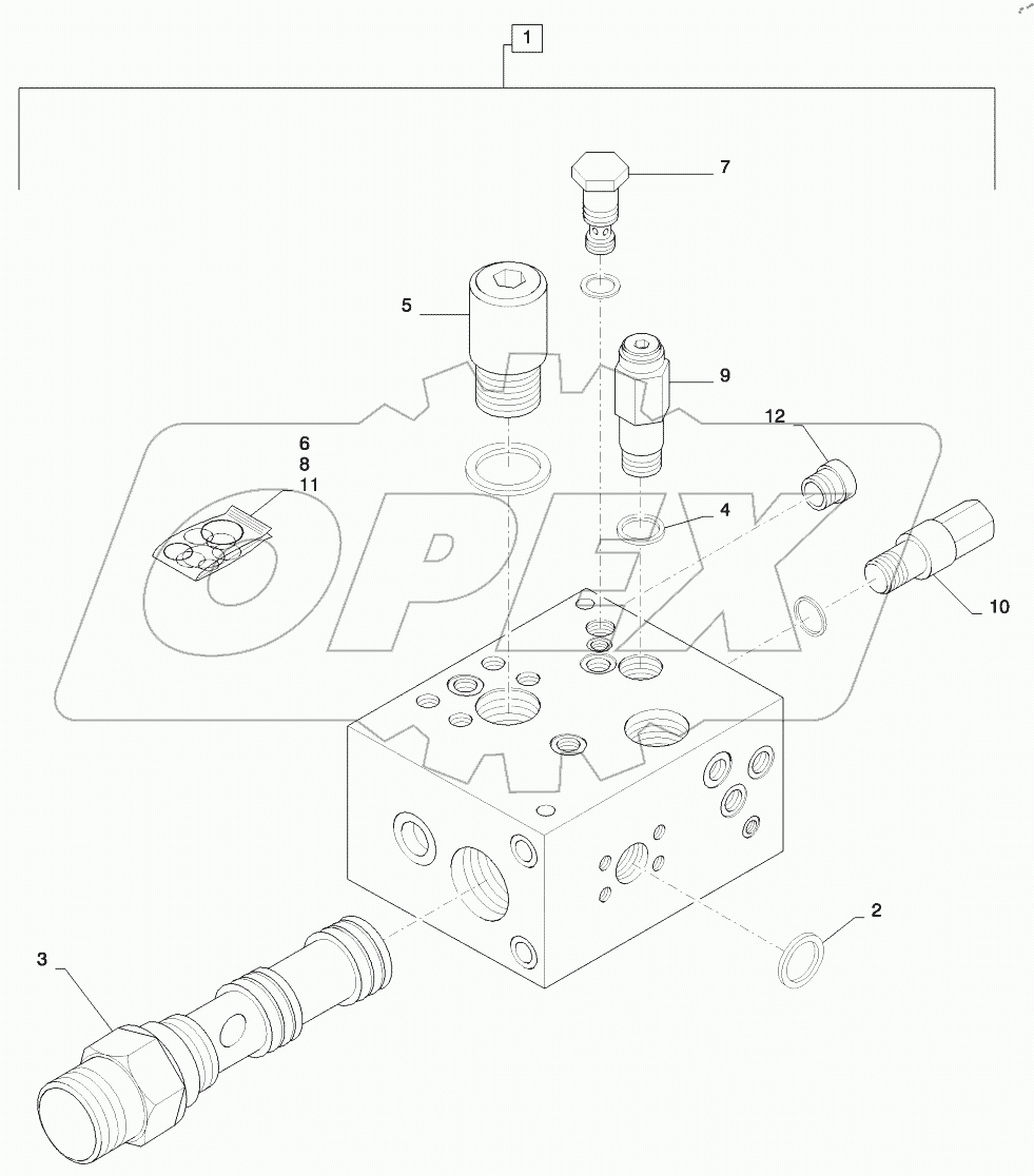  STEERING PRIORITY MANIFOLD 921F