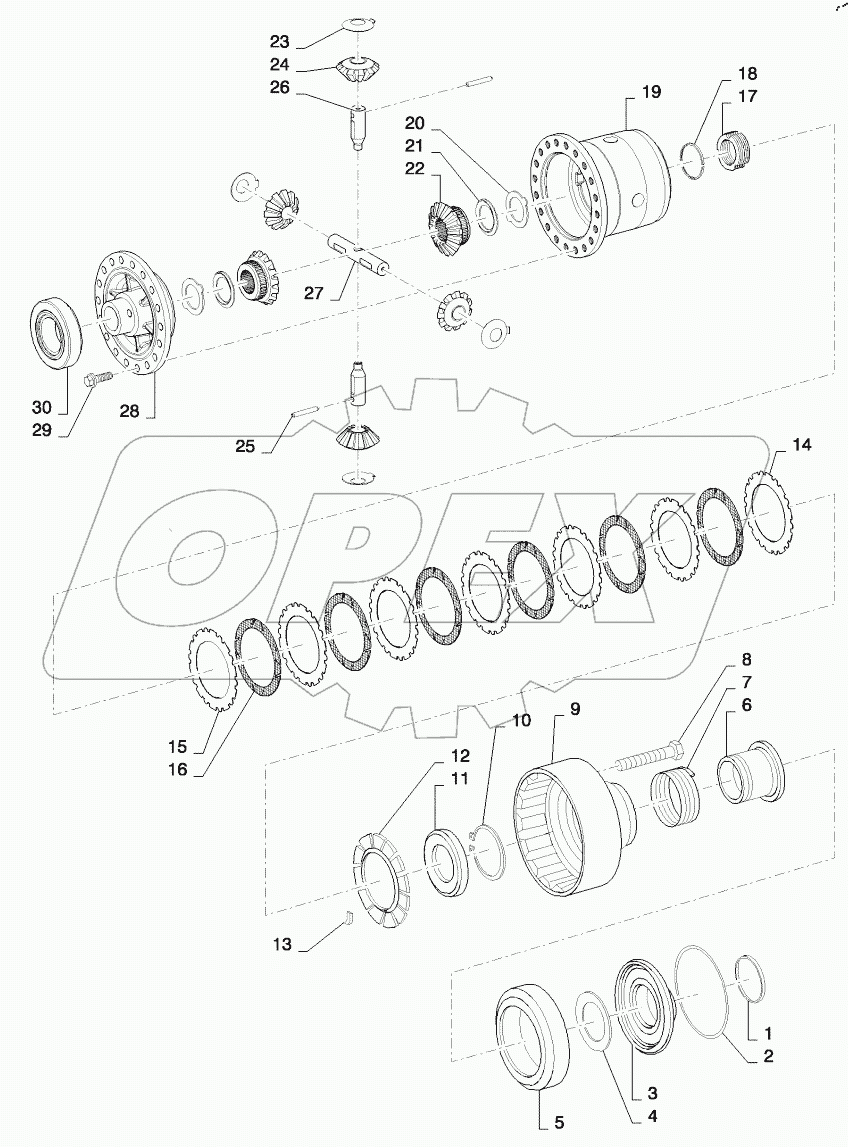  FRONT AXLE DIFFERENTIAL - LOCKING 821/921