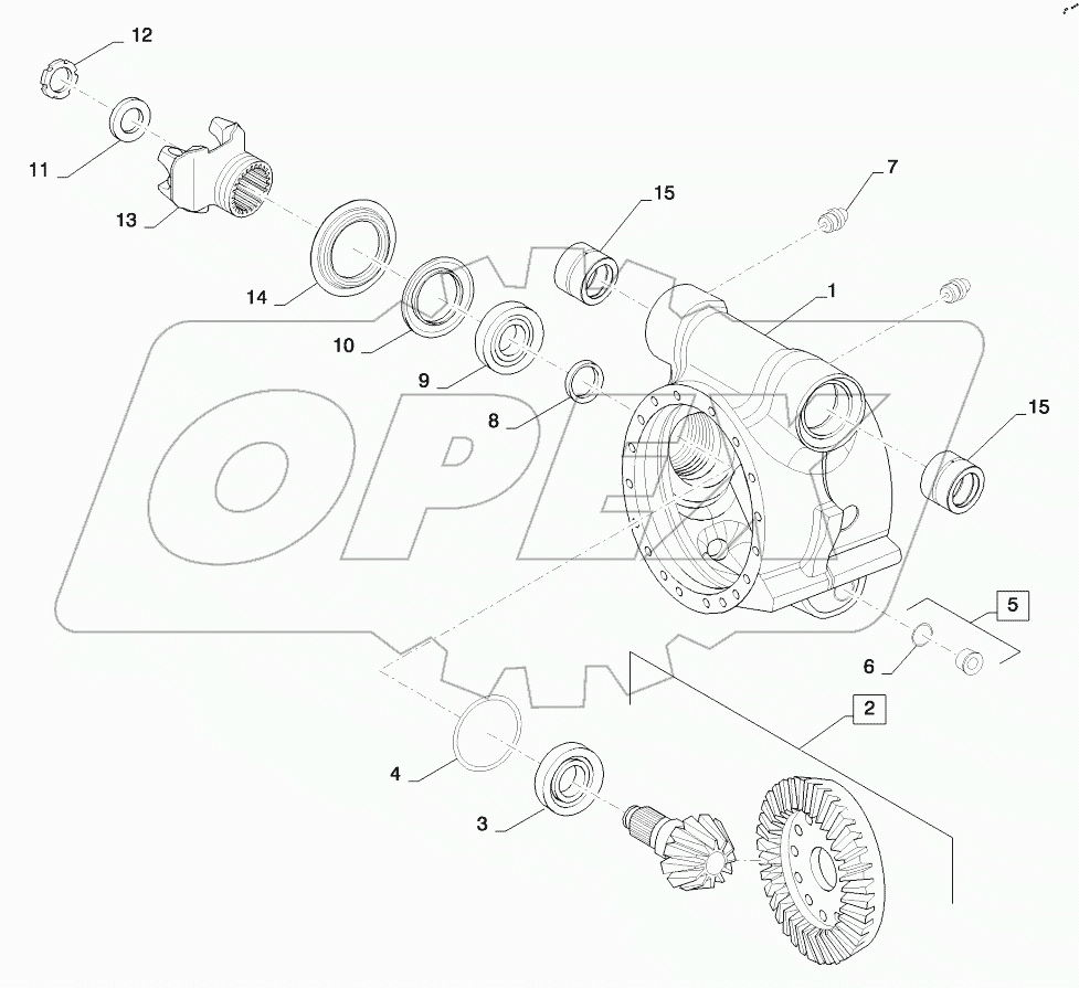  REAR AXLE - DIFFERENTIAL CARRIER