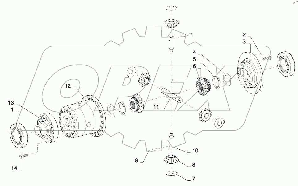  REAR AXLE, DIFFERENTIAL - OPEN