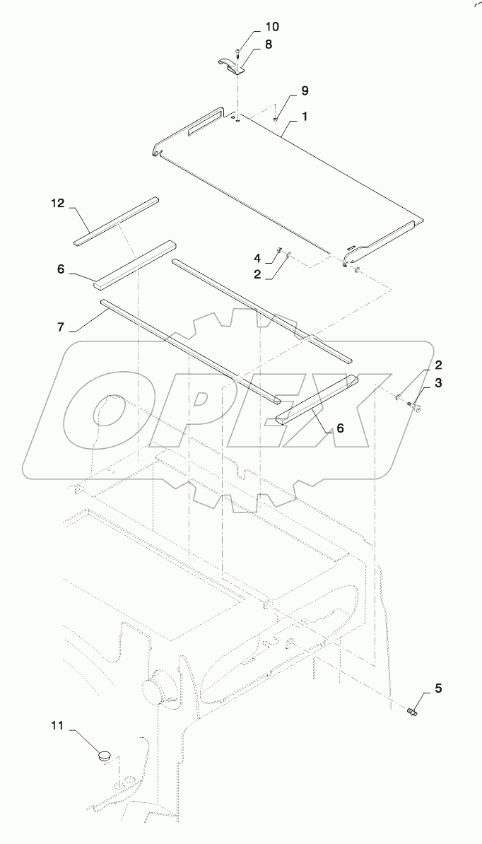  COVERS, CAB WITHOUT AIR CONDITIONING