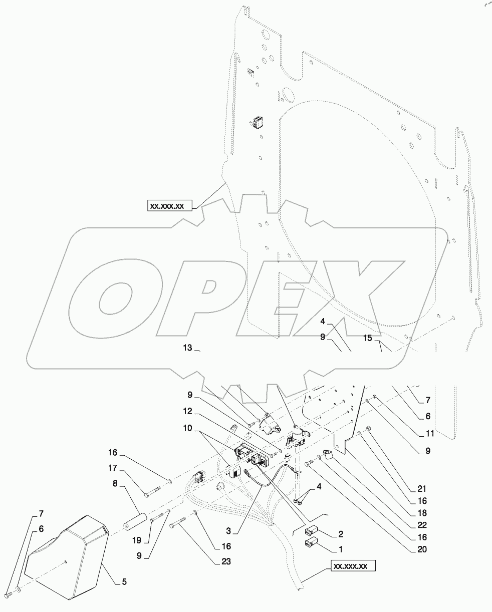  HARNESS, REAR RELAY PANEL