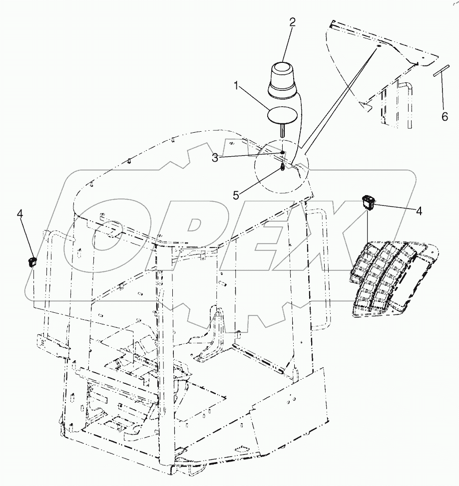  BEACON ASSY, ROTATING - MOUNTING