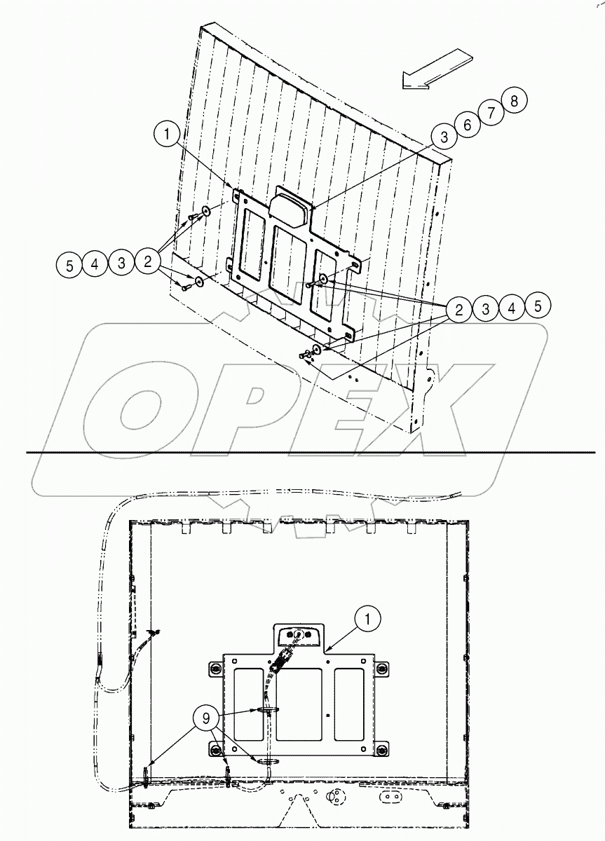  LICENSE PLATE BRACKET,LIGHT