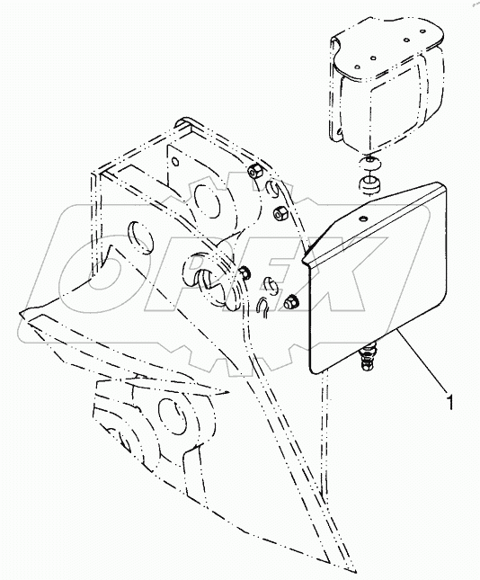  LICENSE PLATE MOUNTING,FRONT