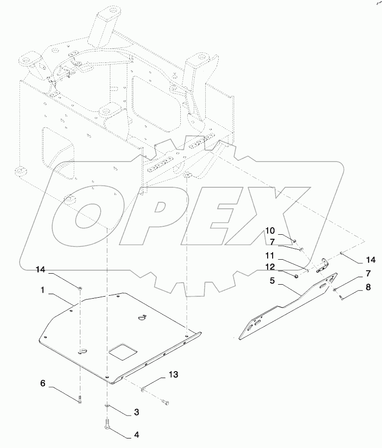  REAR SKID PLATE
