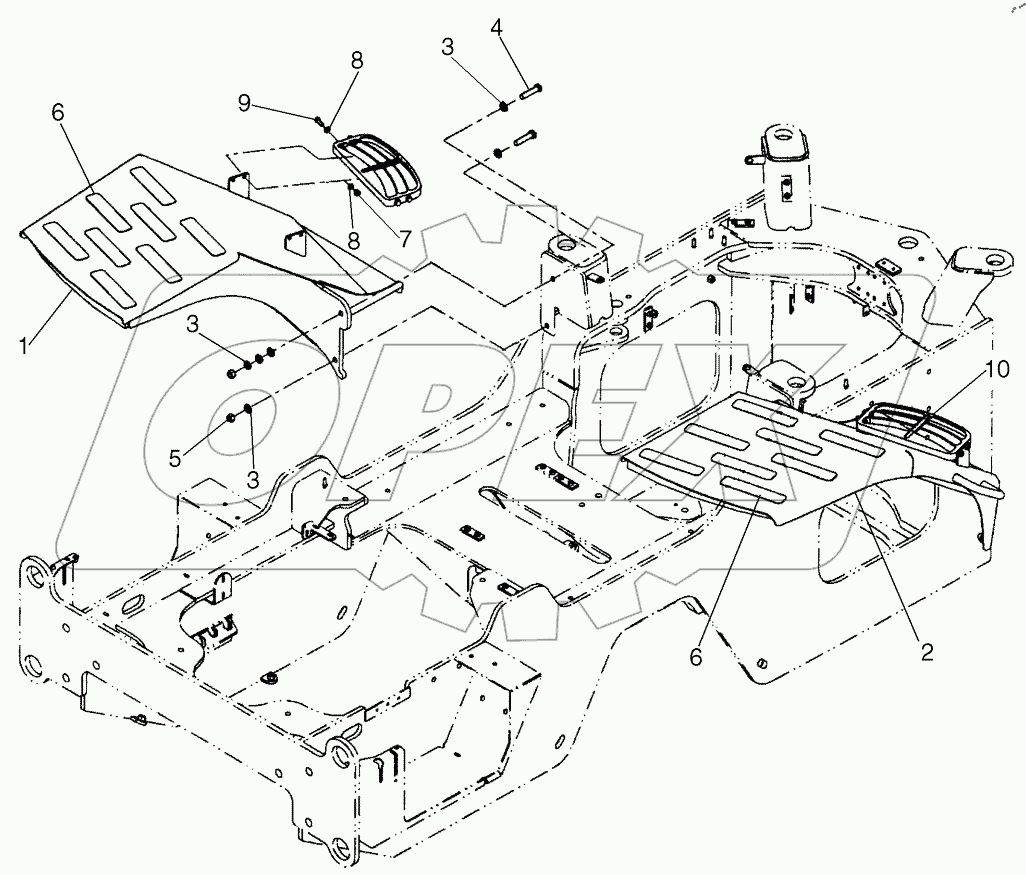  FENDERS, REAR - STEPS